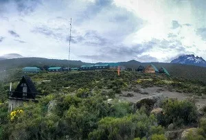 Kilimanjaro camp where hikers need to rely on power banks for charging